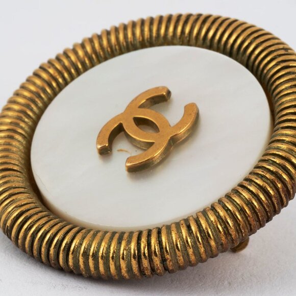 CHANEL Gold Earrings - Picture 9 of 11